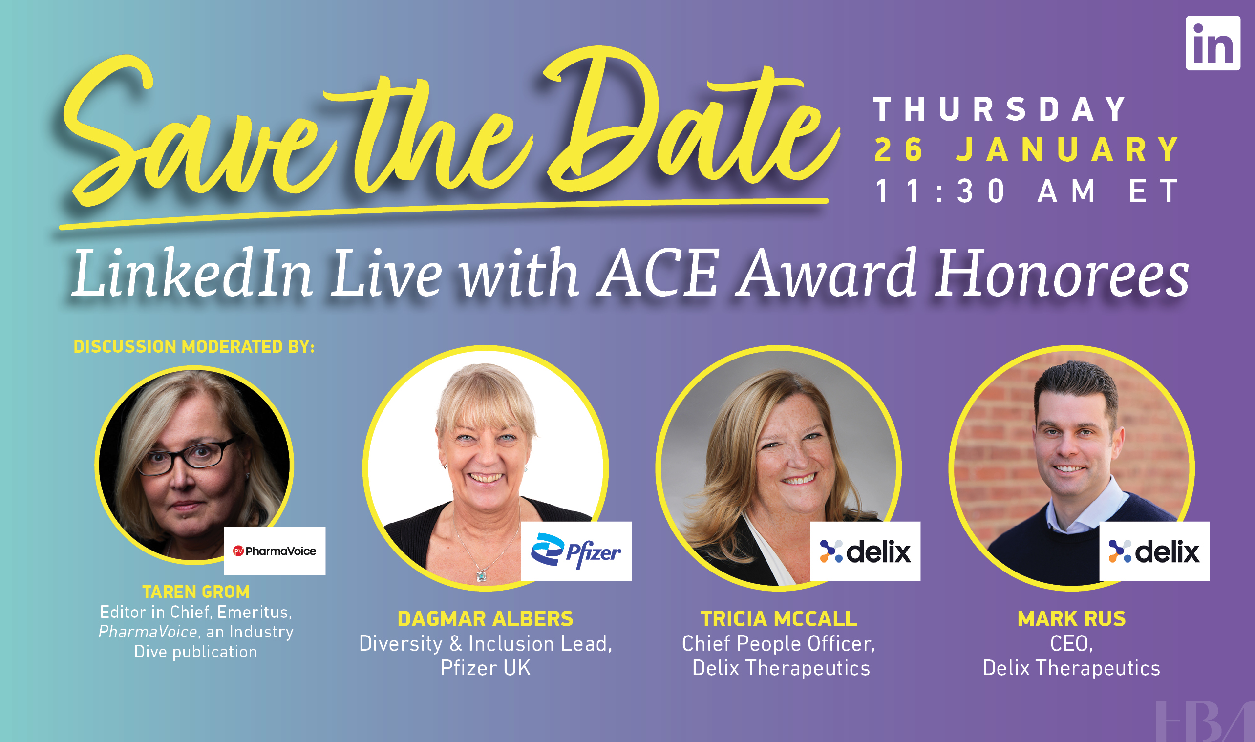 January LinkedIn Live featuring 2022 ACE Award Winners