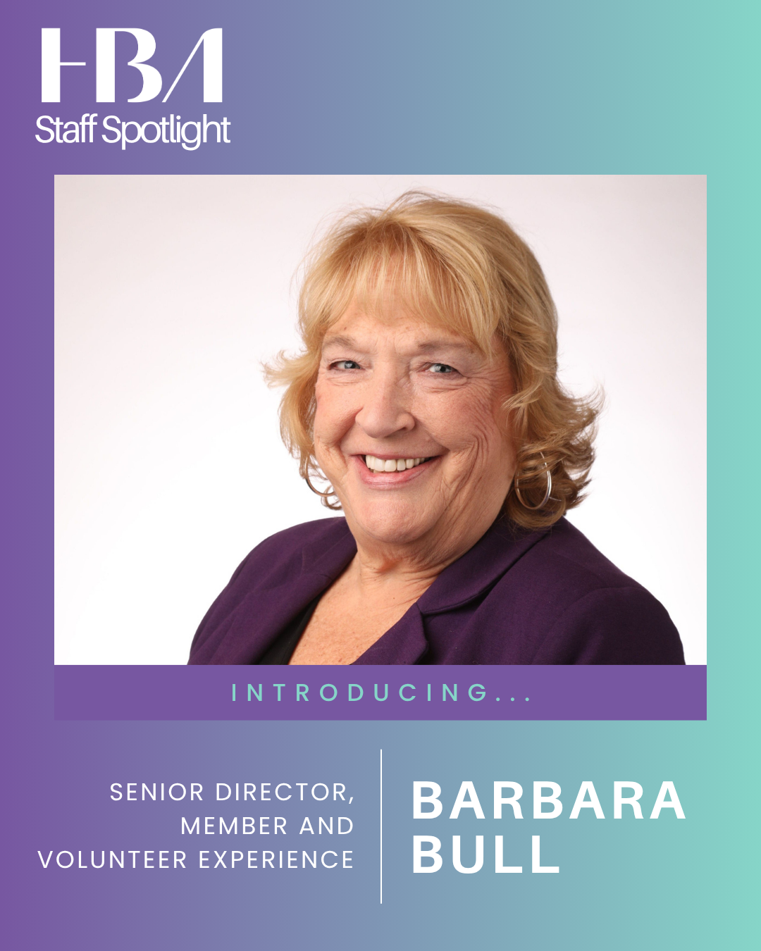 Barbara Bull Staff Spotlight