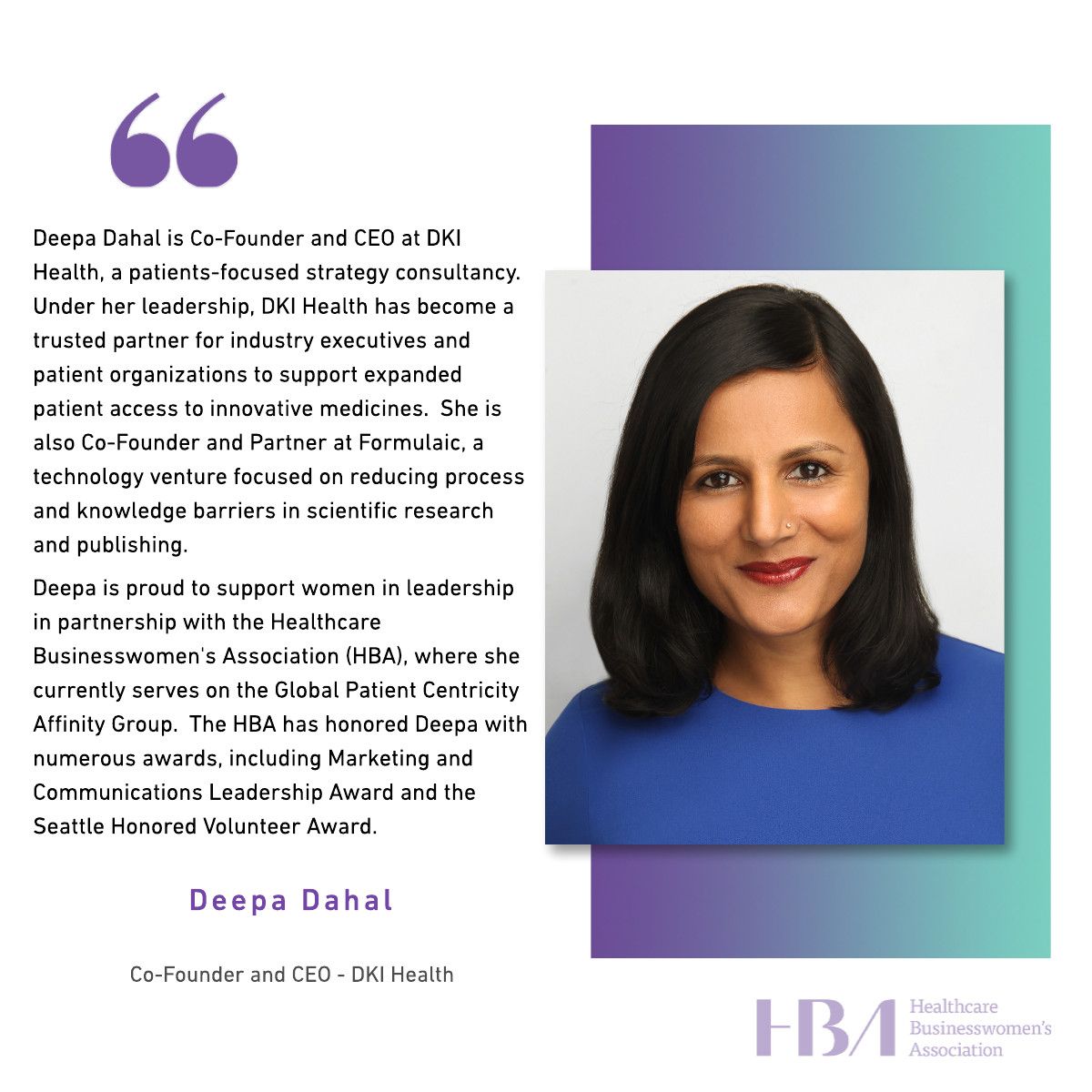 Deepa Dahal, Co-Founder and CEO - DKI Health